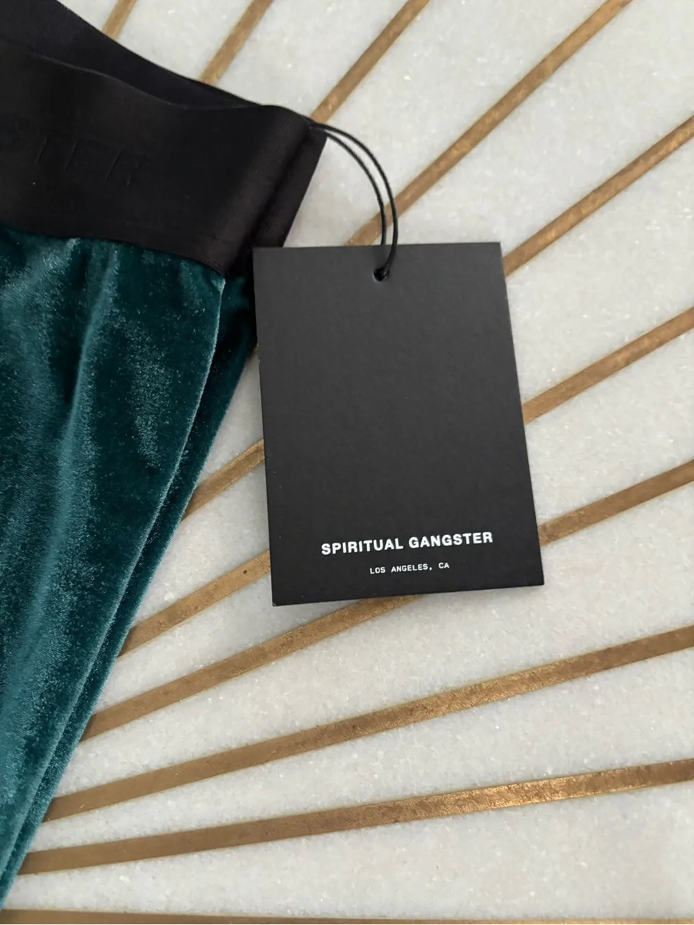 NWT Spiritual Gangster Matching Velour Set
